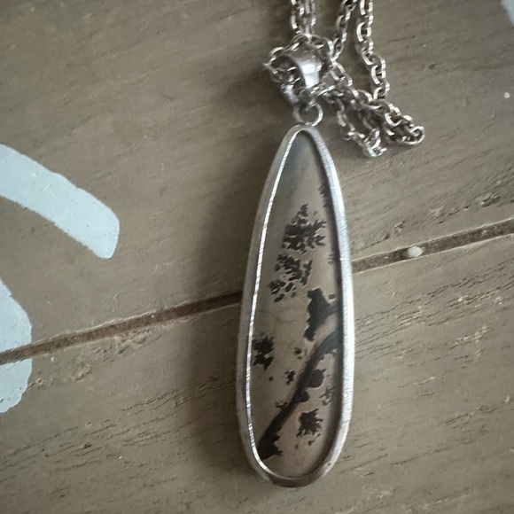 Sterling Silver Necklace and Pendant - Picture 2 of 10